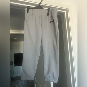 Under Armour Light Gray baseball pants